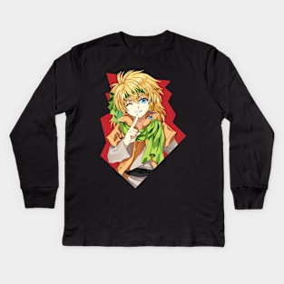 yona of the dawn - zeno Kids Long Sleeve T-Shirt